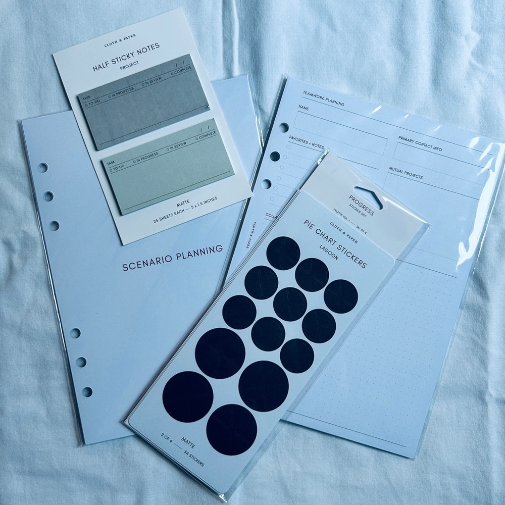 Cloth & Paper Scenario Planninb Bundle
